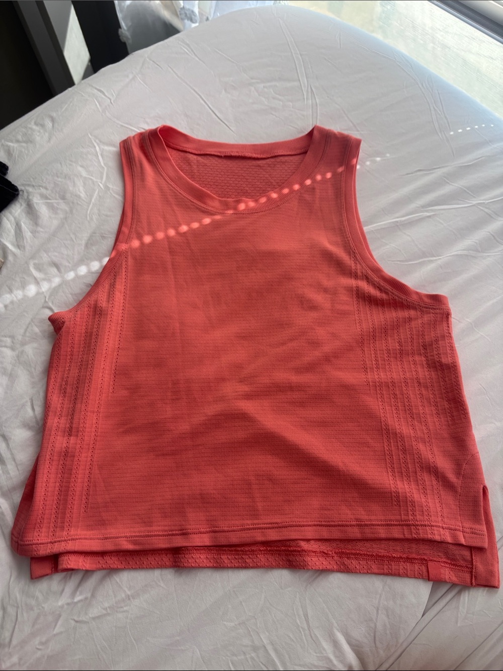 lululemon athletica Coral Ribbed Tank
